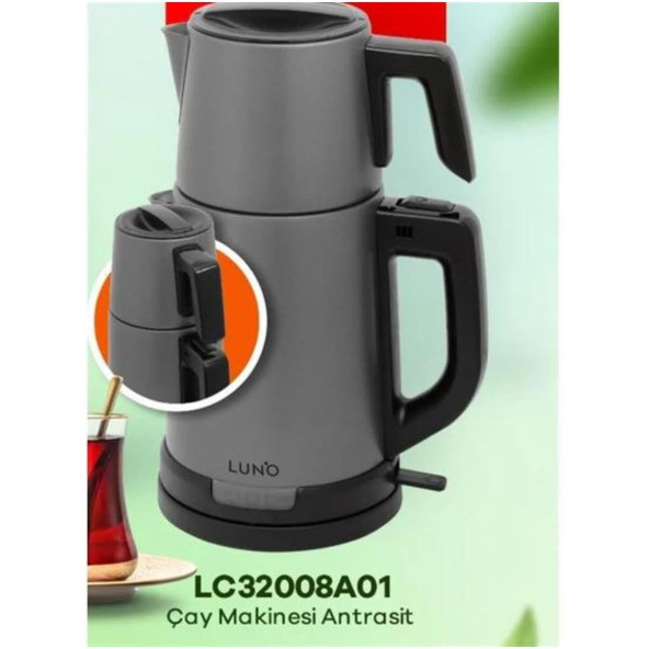 Luno Çay Makinesi Lc32008a01 Antrasit