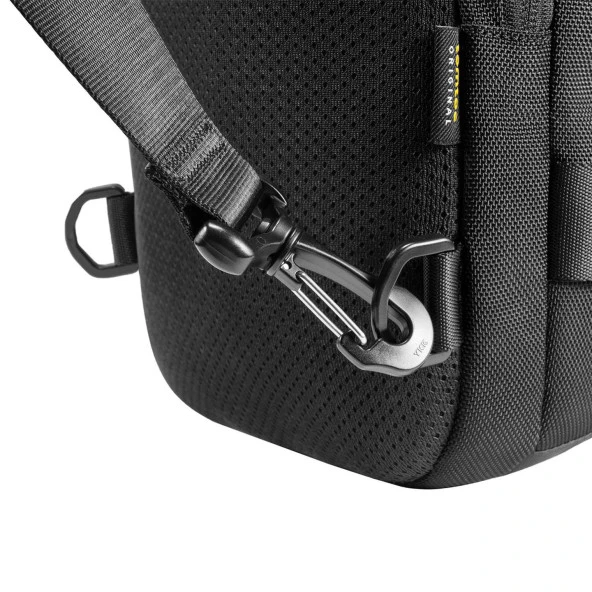 Tomtoc A54A1D1 - T24S1D1 11" Explorer/Navigator Serisi Siyah Omuz Çantası - 6