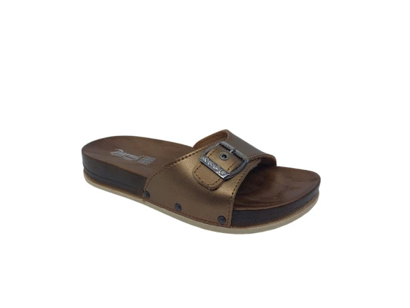 Parmi 21501 Kadın Bakır Tokalı Günlük Kullanım Terlik - Resim 4