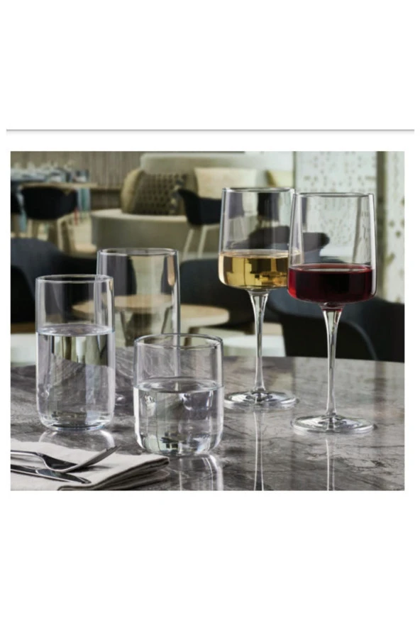 Paşabahçe iconic 38 parça kadeh su meşrubat bardağı çeyiz seti takımı - Resim 2