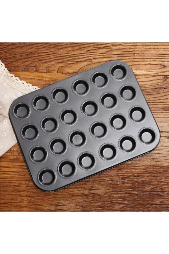 Muffin Kalıbı 24 Bölmeli Tartolet Kalıbı 24lü