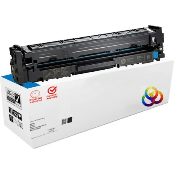 PlusPrint Hp Colour Laserjet Pro Mfp M181 Yazıcı Muadil Toneri 205A Mavi ürün görseli