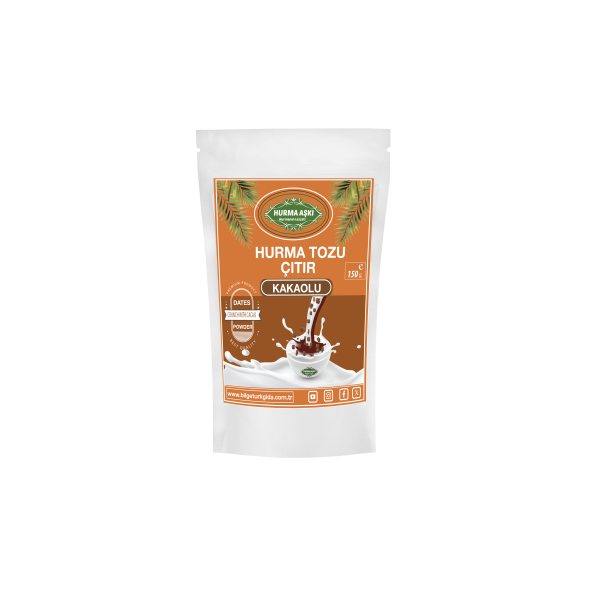 Hurma Aşkı Hurma Tozu Çıtır Kakaolu 150 gr - 2