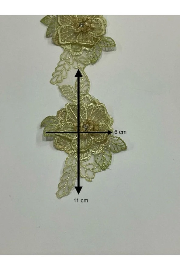 3 Boyutlu Güpür Şerit / 1 Metre - 3