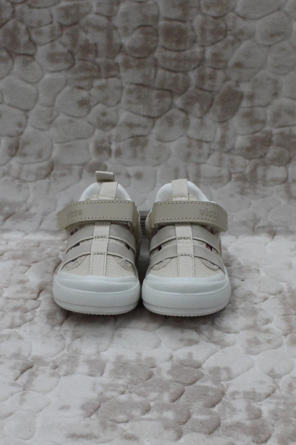 Vicco 346.P24Y.145 Momo Bej Keten Işıklı Erkek Çocuk Ayakkabı - 3