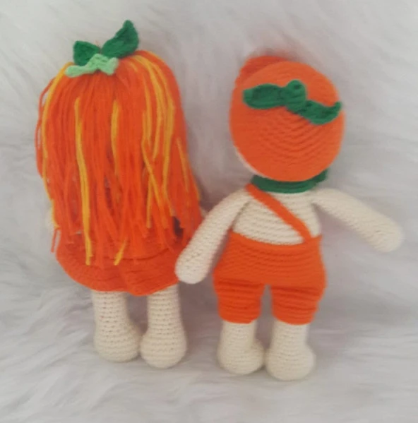 Şeker Porti Kardeşler Takımı Amigurumi Organik Oyuncak - 3