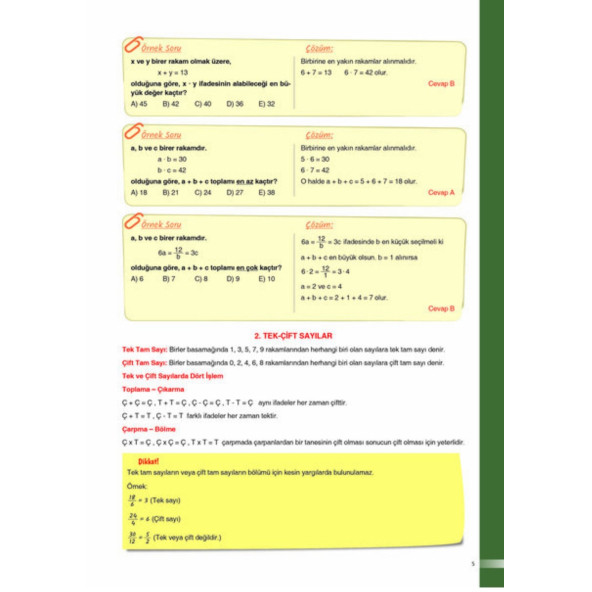 Hızlı Kolay DGS Hazırlık Seti - 6