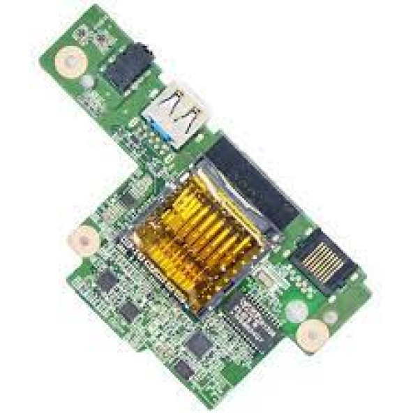 Dell Vostro 3360 Audio Jack SD Kart Ethernet USB Port Board DA0V07PI6D1 CN-0V4Y1J - 2