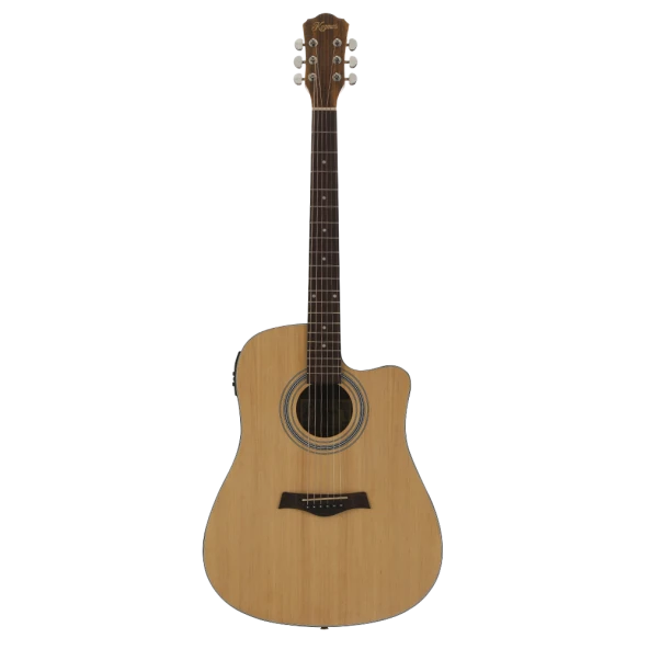 Kozmos IW-240CE Elk.Akustik Gitar, Natural Renk