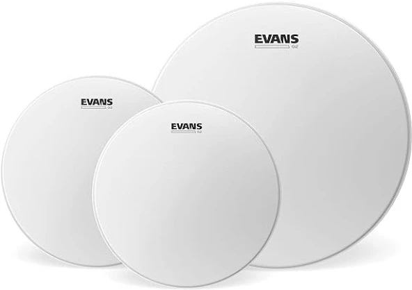 EVANS ETPG2CTDR DERİ SETİ 10+12+16 G2 TOM KUMLU BEYAZ ROCK KİT