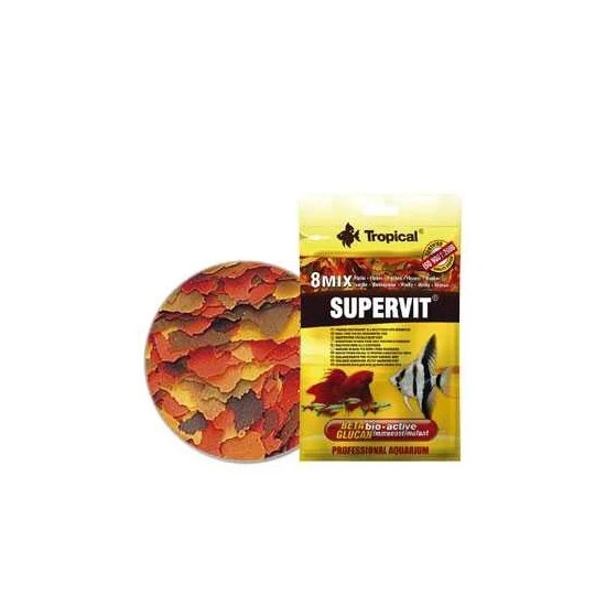 Tropical Süpervit Flakes Üniversal Pul Balık Yemi 12gr