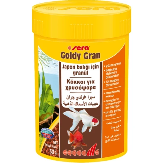Sera Goldy Gran Balık Yemi 100 Ml
