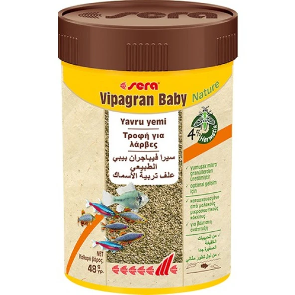 Sera Vipagran Baby Yavru Yemi 100 Ml