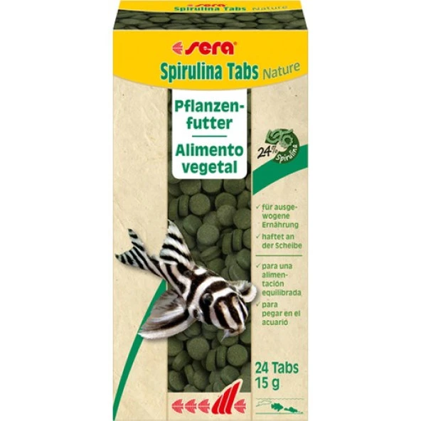 Sera 0920 Spırulına Tabs Tablet Yem (24 Adet)