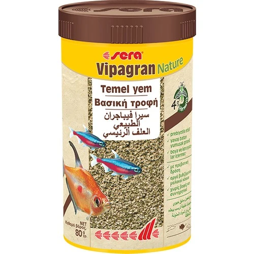 Sera Vipagran 250 Ml Granül Balık Yemi