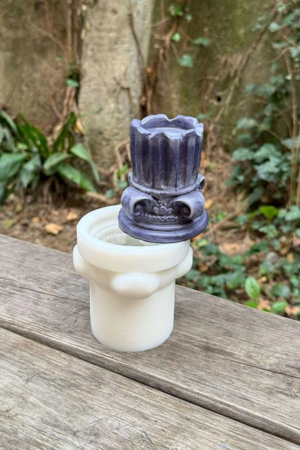 Sütun Tekli Mum Kalıbı (Silikon) - 3