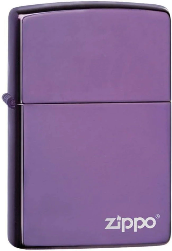 Zippo High Polish Purple Logo Çakmak