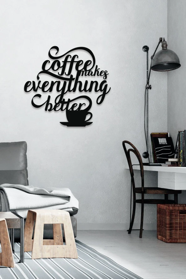 İnstababyrooms Coffee Zamanı Ahşap Duvar Panosu