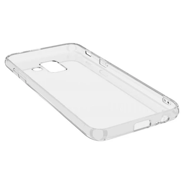 Samsung Galaxy J6 Kılıf Zore Şeffaf Süper Silikon Kapak - 3