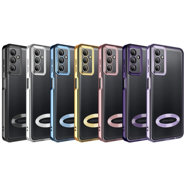 Samsung Galaxy A04S Kılıf Kamera Korumalı Logo Gösteren Zore Omega Kapak - 3