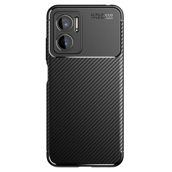 Xiaomi Redmi Note 11E Kılıf Zore Karbon Görünümlü Negro Silikon Kapak - 3