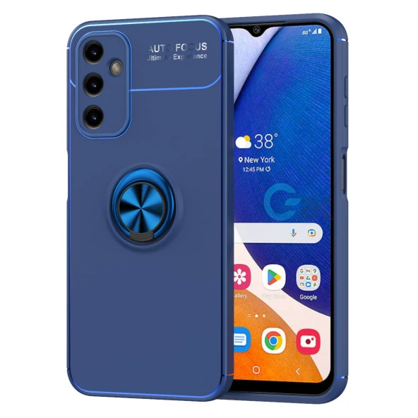 Samsung Galaxy A34 Kılıf Zore Yüzüklü Ravel Silikon Kapak - 2
