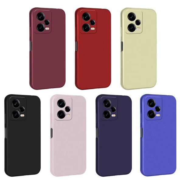 Xiaomi Redmi Note 12 Pro 5G Kılıf Zore Esnek Mat Premier Silikon Kapak - 3