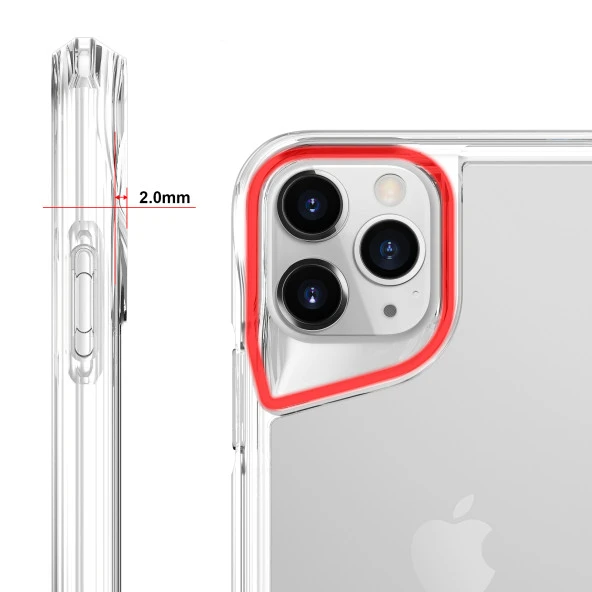 Apple iPhone 11 Pro Kılıf Zore Tam Koruma Efsane T-Max Kapak