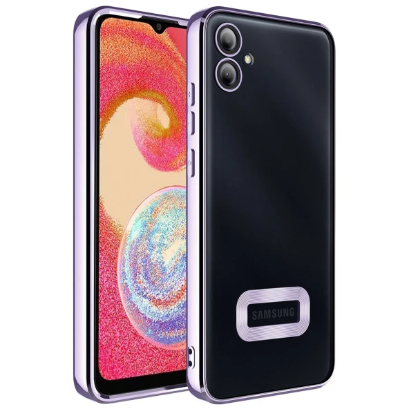 Samsung Galaxy A04E Kılıf Kamera Korumalı Logo Gösteren Zore Omega Kapak - 2