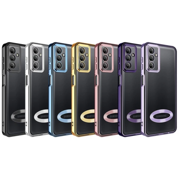 Samsung Galaxy A34 Kılıf Kamera Korumalı Logo Gösteren Zore Omega Kapak - 3