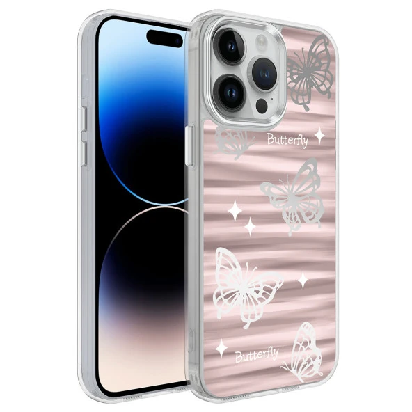 Apple iPhone 14 Pro Max Kılıf Airbagli Parlak Tasarımlı Zore Mimbo Kapak - Resim 2