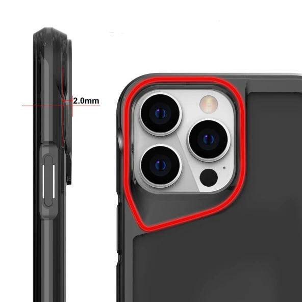 Apple iPhone 15 Pro Max Kılıf Zore Tam Koruma Efsane T-Max Kapak - Resim 3