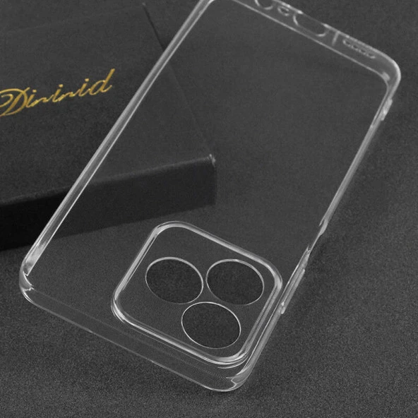 Realme C53 Kılıf Zore Şeffaf Süper Silikon Kapak - 4