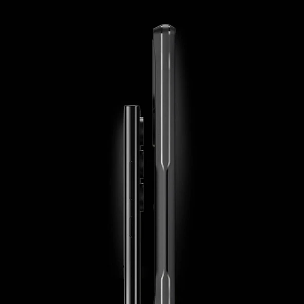 Samsung Galaxy S24 Ultra Kılıf Şeffaf Sert PC Arka Yüzey Tasarımlı Zore Edo Kapak - Resim 3