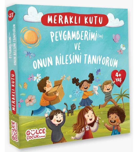 MERAKLI KUTU PEYGAMBERİMİ VE ONUN AİLESİNİ TANIYORUM 4 LÜ SET  GÜLCE ÇOCUK