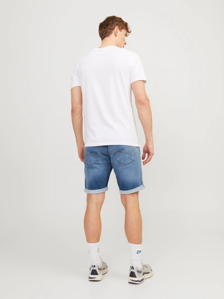 JACK JONES Rick Model Likralı Erkek Kot Şort 12250168 - 4