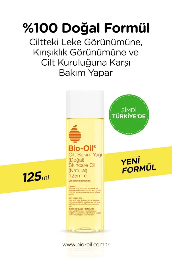 BİO-OİL NATURAL CİLT BAKIM YAĞI 125 ML