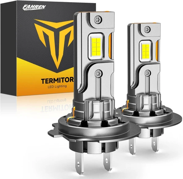 Fahren H7 New Termitör 120W 30000 Lümen 6500K 1:1 Halojen Boy LED Ampül - 6
