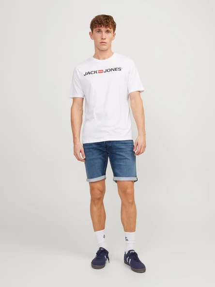 JACK JONES Rick Model Likralı Erkek Kot Şort 12250169 - 3