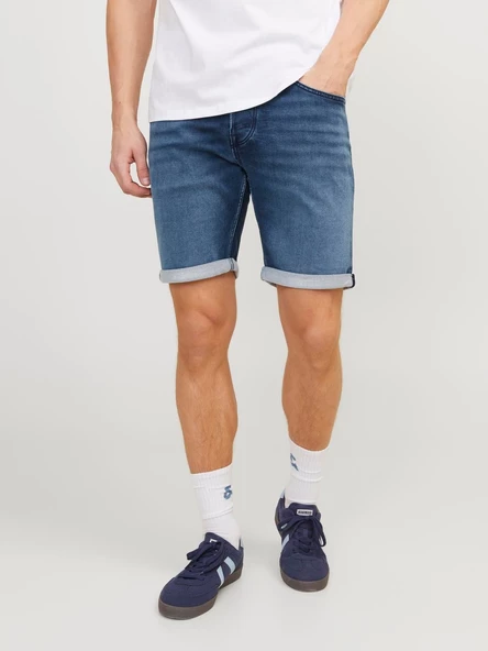 JACK JONES Rick Model Likralı Erkek Kot Şort 12250169