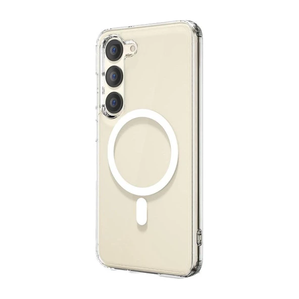 BİKAPAK MAGSLIM SAMSUNG S24 PLUS ŞEFFAF KAPAK