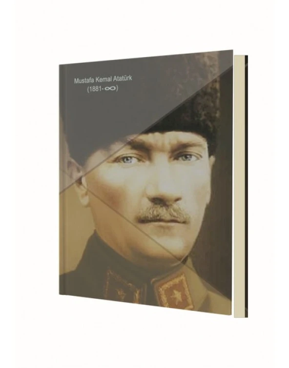 Deffter Mustafa Kemal Atatürk Çizgili 96 Yaprak Sert Kapak Defter