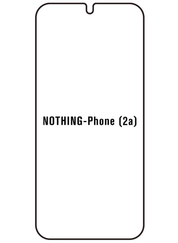 Nothing Phone 2a Uyumlu Ön Şeffaf Ultra koruyucu Nano Jelatin - Resim 2