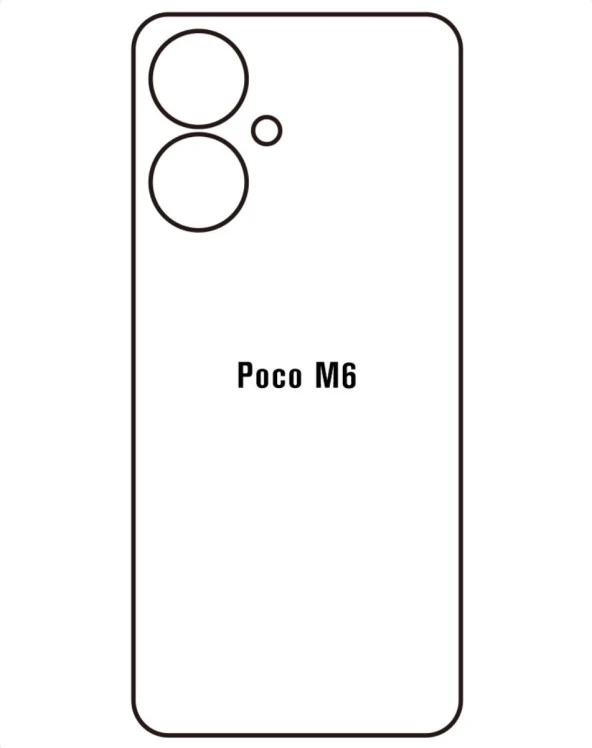 Poco M6 Uyumlu Ön+Arka Body Şeffaf Ultra koruyucu Nano Jelatin - 3