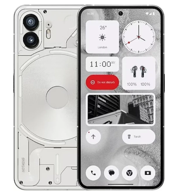 Nothing Phone 1 Uyumlu Ön+Arka Body Şeffaf Ultra koruyucu Nano Jelatin