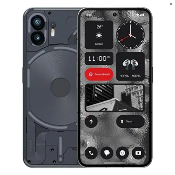 Nothing Phone 2 Uyumlu Ön+Arka Full Body Parmak izi bırakmaz Ultra koruyucu MATE Jelatin