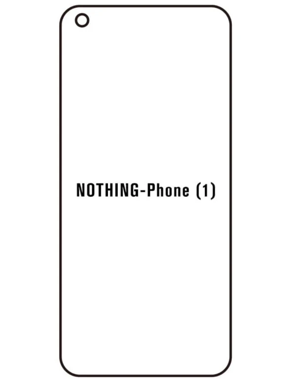 Nothing Phone 1 Uyumlu Ön+Arka Full Body Parmak izi bırakmaz Ultra koruyucu MATE Jelatin - 2