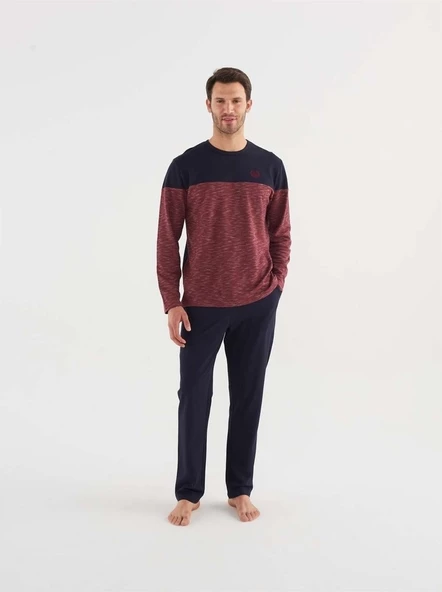 Mod Collection 3746 Uzun Kol Erkek Pijama Takım