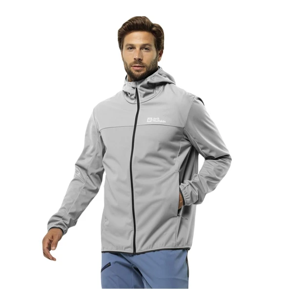 Jack Wolfskin 1306923 Feldberg Hoody M Erkek Softshell Ceket - 2