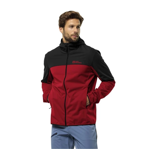 Jack Wolfskin 1306923 Feldberg Hoody M Erkek Softshell Ceket - 2